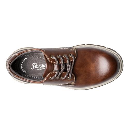 Florsheim Lookout Plain Toe Ox Jr Boys ToddlerYouth Oxford 3 M US Little Kid Chestnut