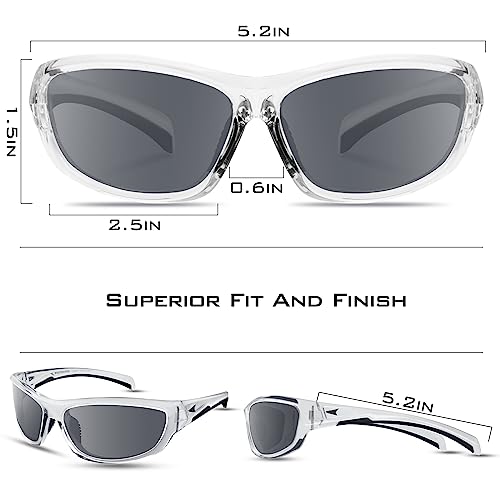 KastKing Hiwassee Polarized Sport Sunglasses for Men and Women, Ideal for Driving Fishing Cycling and Running,UV Protection