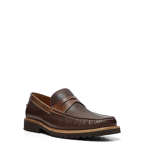 Donald Pliner Men's Joe Tumbled Calf Loafer, Navy, 12
