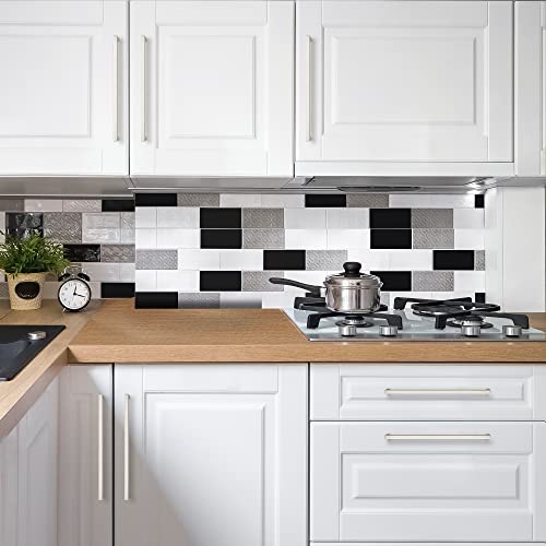 Ravinte 1 Pack 12-3/5 Inch Kitchen Square Cabinet Handles Satin Nickel Cabinet Pulls Brushed Nickel Drawer Pulls Kitchen Cabinet Hardware Kitchen Handles for Cabinets Cupboard Handles Drawer Handles