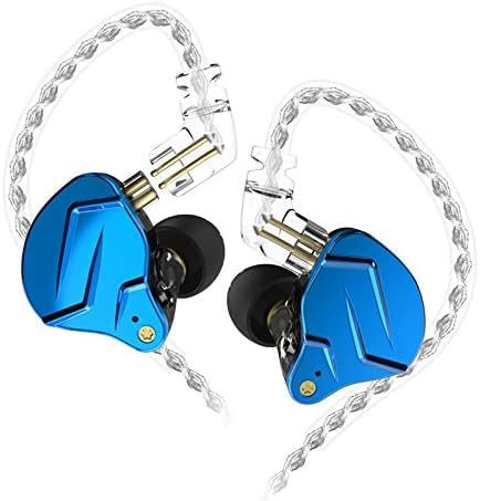 KZ ZSN PRO X Earphone with 1BA and 1DD, KZ High Fidelity in Ear Earbuds High Resolution in Ear Monitor Headphone (with Mic, Blue)……