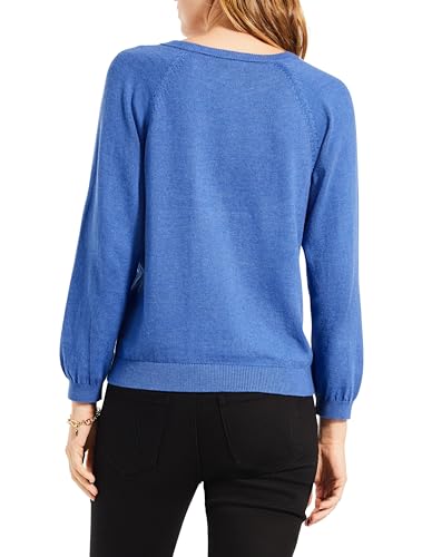 NIC+ZOE Women's HERE and There Sweater, Gulf