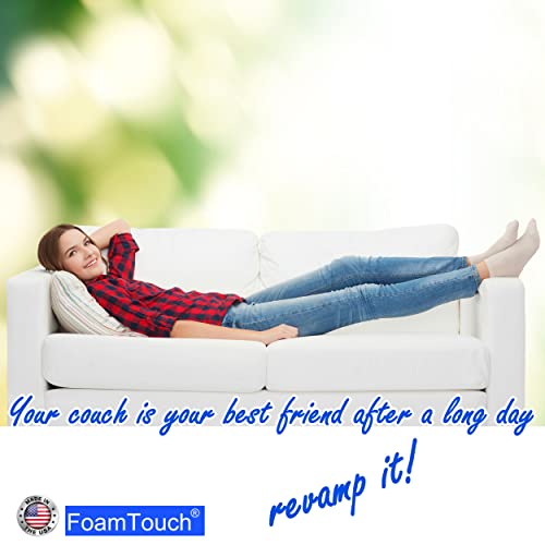 FoamTouch 2x24x120HDF1.8 Upholstery Foam, 2" x 24" x 120", White