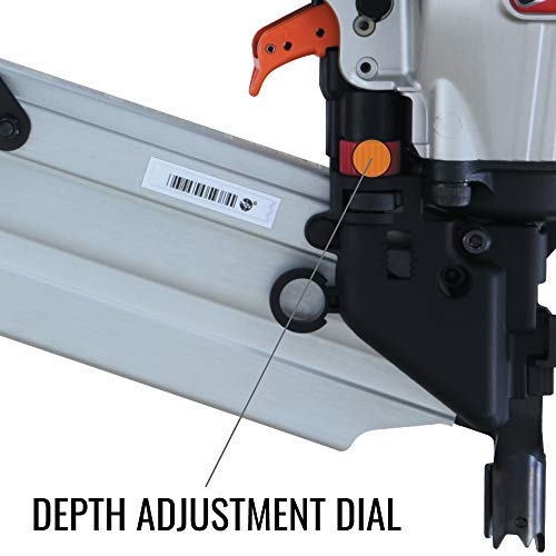 MAX USA CORP SuperFramer SN883RH3 21 Degree Framing Full Round Head Stick Nailer up to 3-1/4"