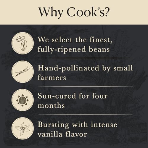Cook’s, Pure Almond Extract for Baking, Cooking, and Mixology, Allergen Free Almond Flavoring Extract, 32 oz