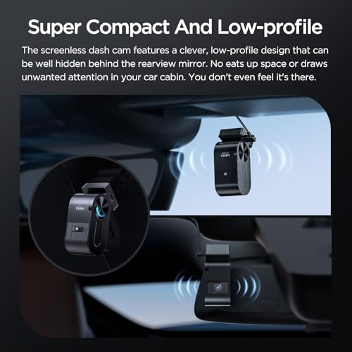 VIOFO VS1 Mini Dash Cam, 1440P/2K HDR Dashcam, STARVIS 2 Sensor, Free 32GB SD Card, 5GHz Wi-Fi Voice Control Car Dash Camera with GPS, Night Vision 2.0, 24H Parking Mode, Support 512GB Max