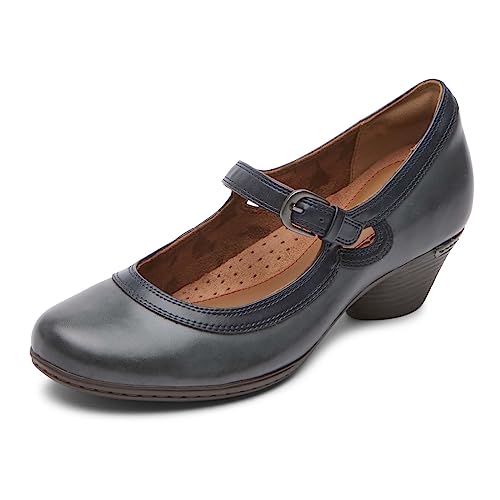 Cobb Hill Women's Laurel Maryjane Loafer, Black Leather, 8.5