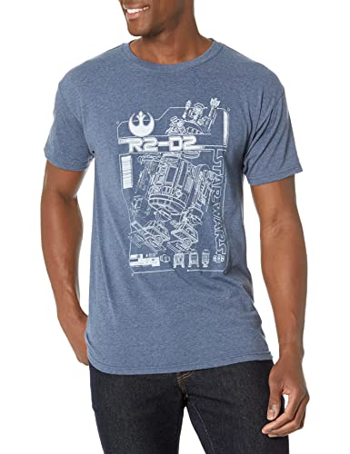 Star Wars Young Men's Baddies T-Shirt, Athletic Heather, Small