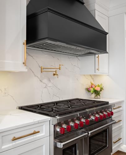 Akicon Range Hood Insert 30 Inch, Ultra Quiet, Powerful Suction Built-in Kitchen Vent Hood, Stainless Steel Ducted Stove Hood with Dimmable LED Lights, 3-Speed 600CFM