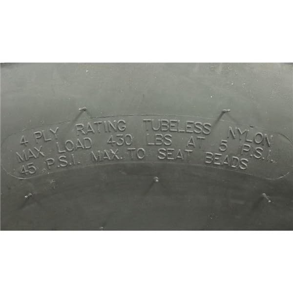 Ocelot 25x12x9 ATV/UTV Tire with Non-Directional Tread, Self-Cleaning Lug Design, Great Flotation - 25-Inch