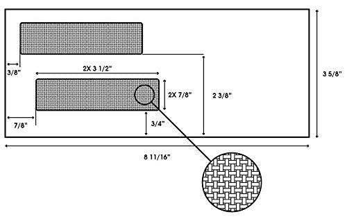 500#8 Gummed Double Window Security Check Envelopes - Designed for QuickBooks Checks, Business Mailing, and Security - Computer Printed Checks - Gummed Flap - 3 5/8 X 8 11/16