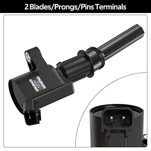 1PZ DK4-JD2 Set of 8 Ignition Coil DG508 & Motorcycle Spark Plug SP479 Replacement for Ford Crown Victoria Expedition F-150 F-250 Mustang Explorer Lincoln Mercury 4.6L 5.4L V8