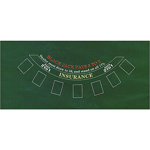 Amscan Craps Party Table Cover, 37" x 6', 1 piece, Green