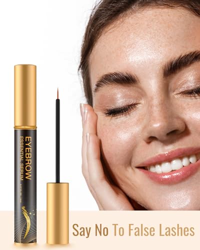 WM WESTERN MIRACLE Eyebrow Serum, Thicker & Longer Looking Eyebrows, Eyebrow Essential Serum for Natural Eyebrows, Brow & Lash Enhancing Serum, Vegan & Cruelty-Free - 1 Pack