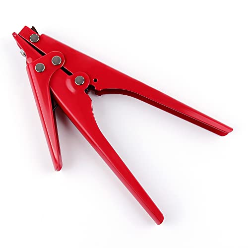 Knoweasy Zip Tie Tool and Tensioning and Cutting Tool for Plastic Nylon Cable Tie or Fasteners up to 0.37 Inches