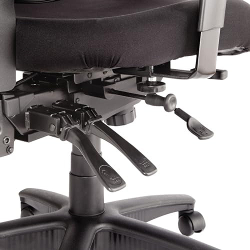 Alera ALEEL42ME10B Elusion Series Mesh Mid-Back Multifunction Chair - Black
