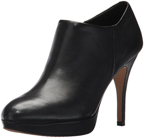 Vince Camuto Women's Elvin Platform Bootie Fashion Boot, Black Nappa, 12