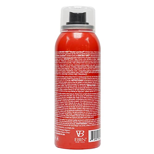 EBIN NEW YORK Wonder Lace Bond Adhesive Spray Sensitive - Extreme Firm Hold 14.2 fl. oz./ 402mL |Sensitive Use, Fast Drying,No Residue, No Build-up, Powerful Hold, All-Day Hold, Easy Daily Wig Install