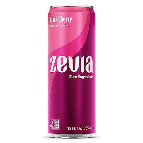 Zevia Zero Calorie Soda, Mountain Zevia, 12 Ounce Cans (Pack of 6)