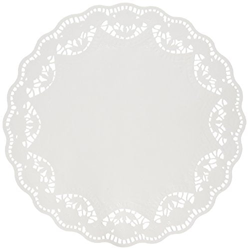 Amscan Doilies, 12", White