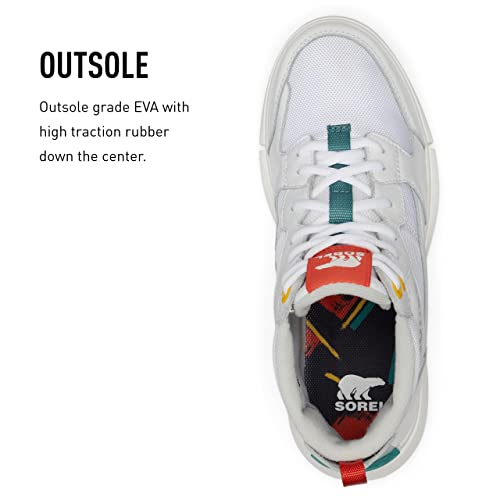 Sorel Women's Explorer II Sneaker Mid Waterproof Shoe - White, Moonstone - Size 6