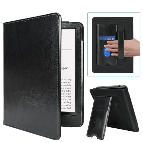 Case for Kindle Paperwhite - All New PU Leather Smart Cover with Auto Sleep Wake Feature for Kindle Paperwhite 11th Generation 6.8" and Kindle Paperwhite Signature Edition 2021 Released