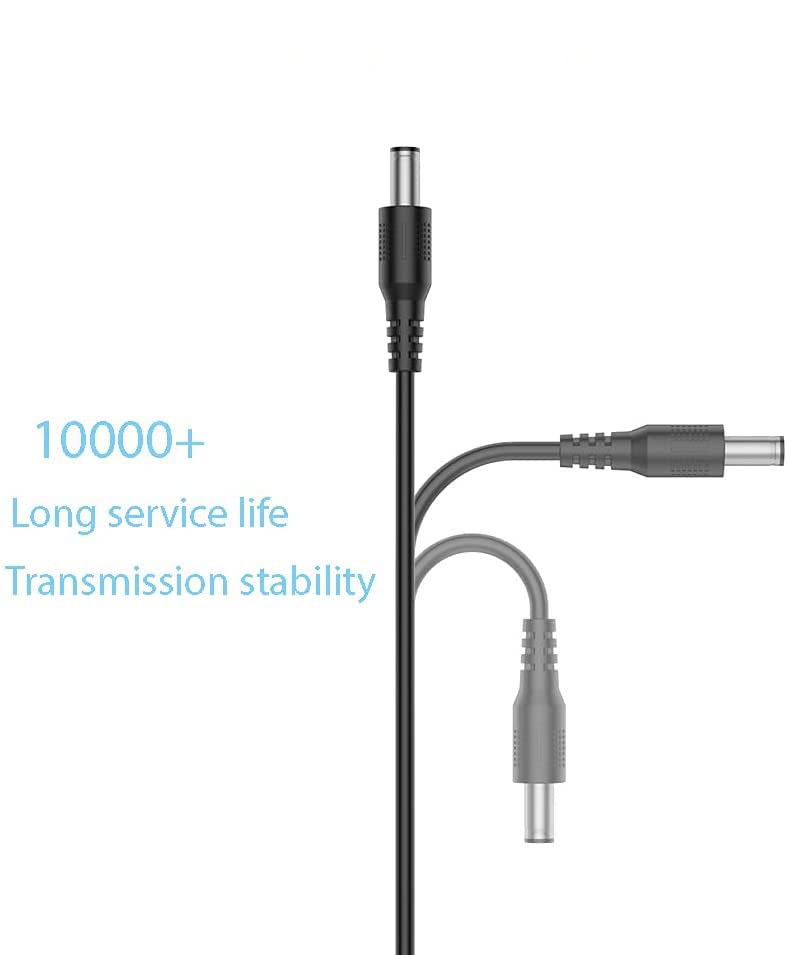 Wall AC Adapter Power Cord Compatible for RESTECK,Vellax,Medcursor,Mirakel,InvoSpa Shiatsu Back Shoulder and Neck Massager Charger Power Supply 12V(Only Fit for 12V Massager )