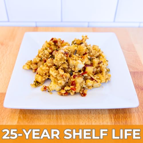 Nutristore Freeze-Dried Breakfast Skillet | Emergency Survival Bulk Food Storage Meal | Perfect for Everyday Quick Meals and Long-Term Storage | 25 Year Shelf Life | USDA Inspected (1-Pack)