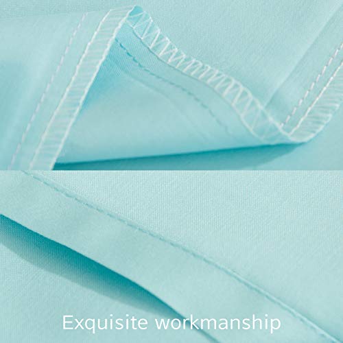 NTBAY Egyptian Cotton Body Pillowcase - 500 Thread Count Cotton Body Pillow Cover - Soft and Breathable Envelope Closure Body Pillowcase for Adults, 20x54 Inches, Navy Blue