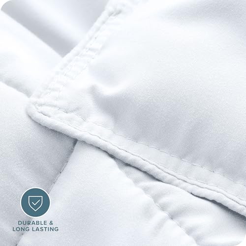Bare Home Comforter Set - Full Size - Ultra-Soft - Goose Down Alternative - Premium 1800 Series - All Season Warmth (Full, Light Blue)