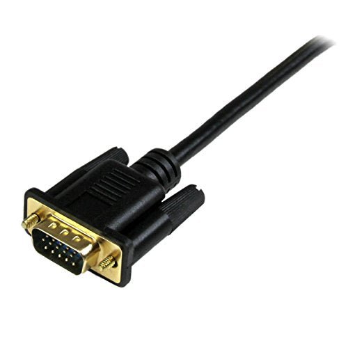 StarTech.com HDMI to VGA Cable - 3 ft / 1m - 1080p - 1920 x 1200 - Active HDMI Cable - Monitor Cable - Computer Cable (HD2VGAMM3)