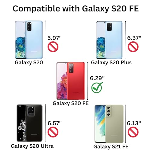 Casecious Compatible with Samsung Galaxy S20 FE or S20 FE 5G or S20 FE 2022 Crossline Slide Grids Soft Slim TPU Cell Phone Mobile Basic Back Case Cover (Black)