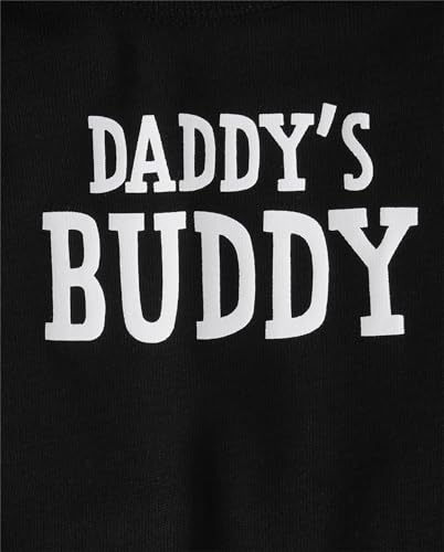 The Children's Place Baby Boy's and Newborn Long Sleeve Bodysuits, Handsome Little Man 4 Pack