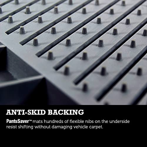 PantsSaver Custom Fit Floor Mats for Jeep Grand Wagoneer 2022-2023 All Weather Protection -4 Piece Set (Black)- High Raised Border Protection Great for Catching Spills