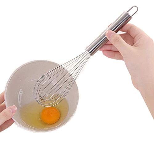 Aniso Stainless Steel Whisk (6 inches, Silver)