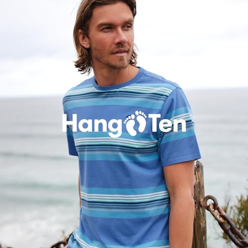 Hang Ten Men's Knits - Radical Ss Pkt Tee in Cream | Radical Ss Pkt Tee, Small