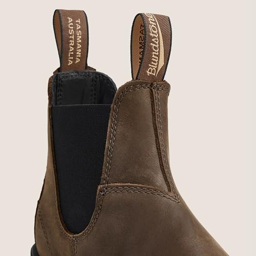 Blundstone 1609 Unisex Classic Series Chelsea Boot for Men and Women with Shock Absorption and Premium Water Resistant Leather, Antique Brown, 10 US Men / 12 US Women / 9 AU