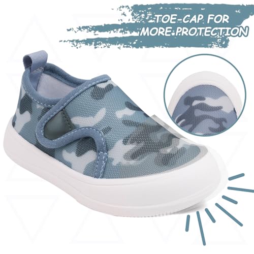 Toandon Girls Boys Kids Sneakers Loafer Shoes Slip On Toddler Sequins Glimmer Glitter Canvas Sparkle Low Top Non Slip Rubber Sole Lightweight Breathable Walking Outdoor Fashion Casual Grey Size 2