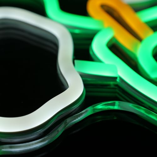 Tacos Neon Signs for Wall Decor, Neon Tacos Bar Lights for Bedroom, Neon Business Signs Suitable for Man Cave Bar Pub Restaurant Christmas Gift Art - 5V USB Power with Hanging Chain Hooks (Tacos)
