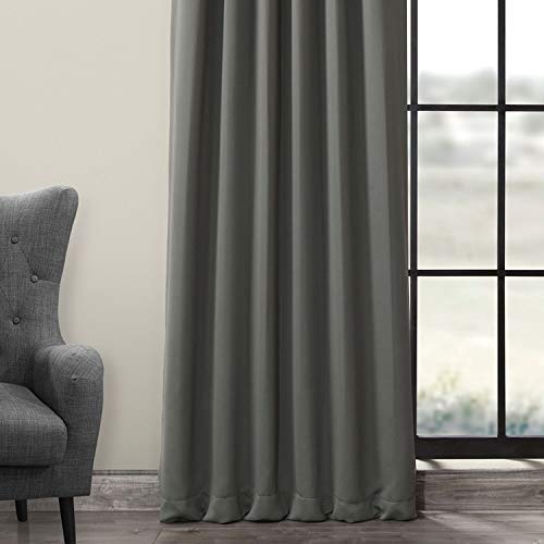 HPD Half Price Drapes Room Darkening Curtains 96 Inches Long for Bedroom & Living Room (1 Panel), 50 X 96, Solarium Yellow