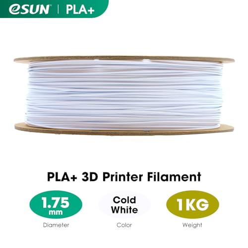 eSUN Matte PLA Filament 1.75mm, Matte 3D Printer PLA Filament, 1KG Spool 3D Printing Filament for 3D Printers, Paper Reel, Peach Pink