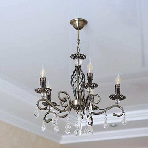 Beaupretty Bronze Candle Light Socket Covers 6pcs Metal Candle Sleeves Candelabra Base E14 Chandelier Socket Covers for Wedding Easter Birthday Party Supplies 25X80mm