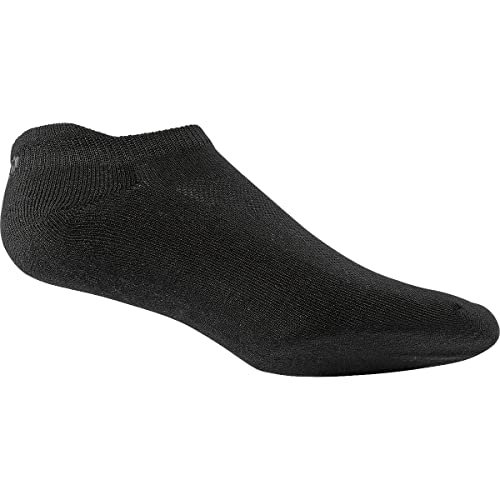 ASICS Men's Cushion Low Cut (3 Pack), Black, Small