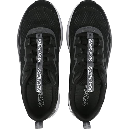 Skechers Kids Boy's Skechers Elite Sport-Push-Pac Sneaker, Charcoal/Red, 5 Big Kid