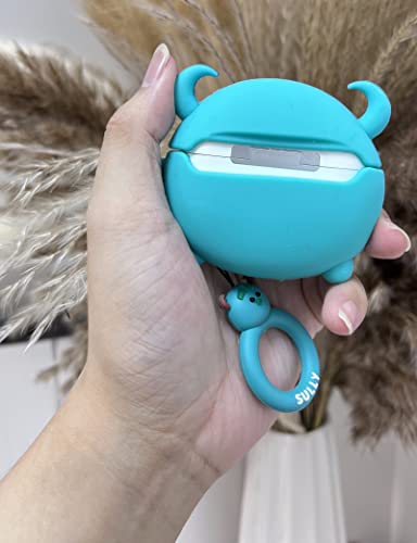 Monster Design Case for Apple AirPods Pro Case Cartoon Cover Silicone Shockproof 3D Cute Kawaii Protective Case Anti-Fall Headphone Case for Airpod Pro Case (Airpods Pro, Blue Monster)