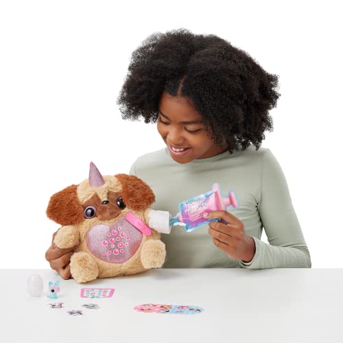 Rainbocorns Puppycorn Rescue (Husky) by ZURU, Collectible Plush, Stuffed Animal Girl Toys, Surprise Egg, Stickers, Syringe Slime, Ages 3+ for Girls, Children, 9.06 x 7.87 x 11.02 inches