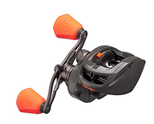 13 FISHING - Concept Z SLIDE - 6.8:1 Gear Ratio - Right Hand Retrieve (Fresh+Salt) - ZSLD2-6.8-RH, Battleship Grey