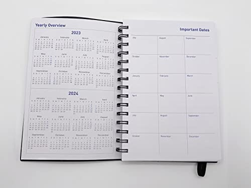 Daily Planner 2024-2025,Monthly Weekly Planner Runs from July 2024-December 2025,18 Month Planner with Pen Holder,Hardcover Daily Planners Notebook,100GSM Thick Paper