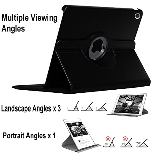 JYtrend Case for iPad 10.2 inch, for iPad 9th 8th 7th Generation, Rotating Stand Smart Magnetic Auto Wake Up/Sleep Cover for A2602 A2603 A2604 A2605 MK2L3LL/A MK2P3LL/A MK673LL/A (Map)