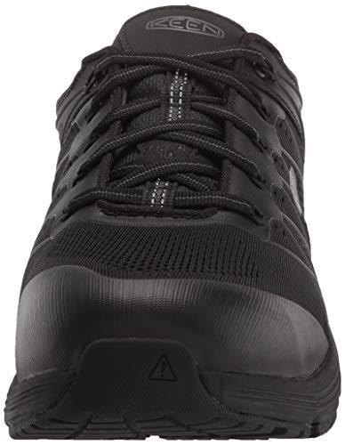 KEEN Utility Men's Vista Energy Low Height Sneakers Composite Toe Industrial Work Shoes, Vapor/Black, 11
